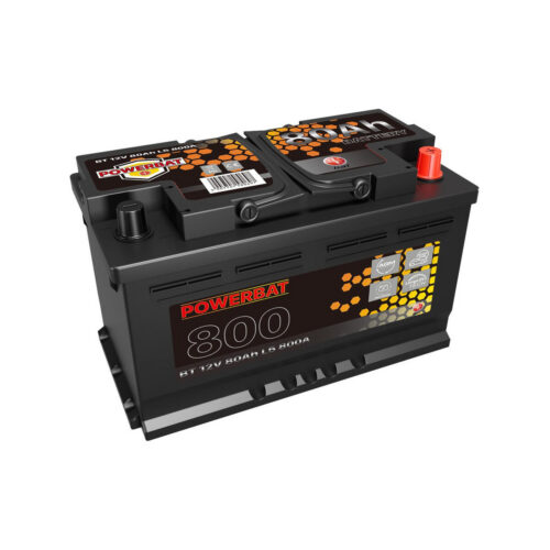 Akumulator AGM samochodowy START-STOP POWERBAT L4 12 V 80 Ah