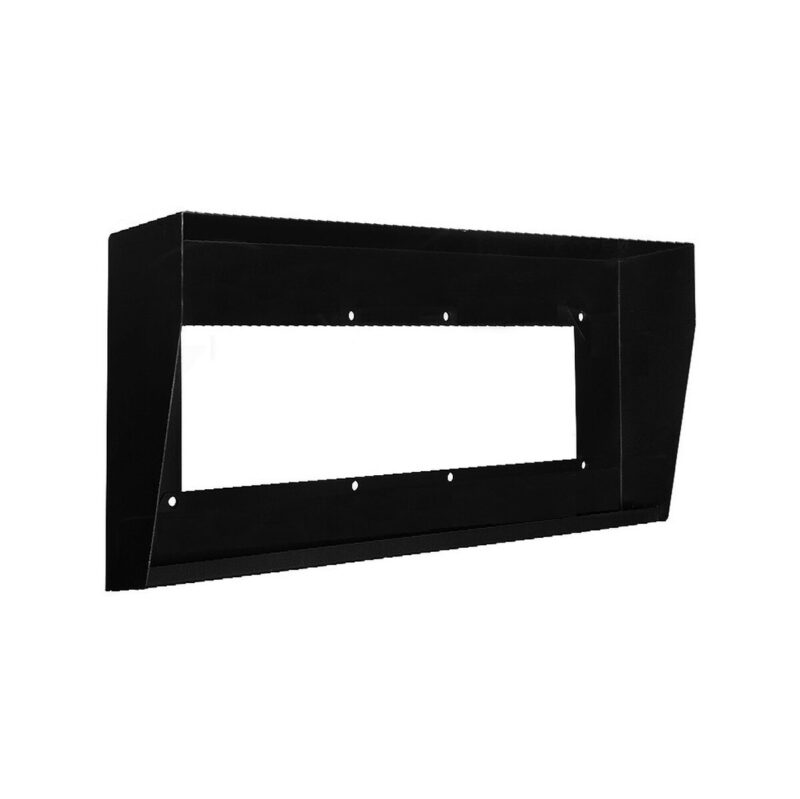 Laskomex DA-2H czarna Obudowa stalowa, natynkowa, dwu segmentowa pozioma