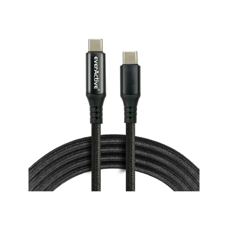 KABEL USB-C / USB-C LCD everActive CBB-1PD5L 100cm 20V 5A 100W