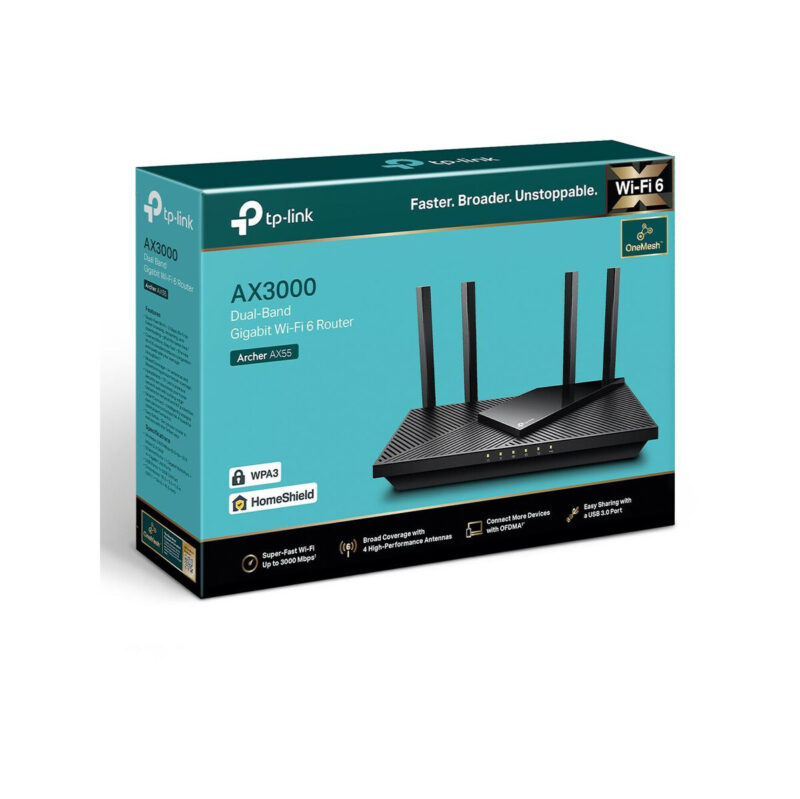 ROUTER TP-LINK ARCHER AX55 Wi-Fi 6
