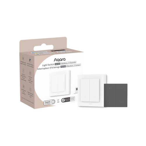 Aqara Light Switch H2 EU | Przełącznik | 4 przyciski, 2 kanały, offline WS-K08D