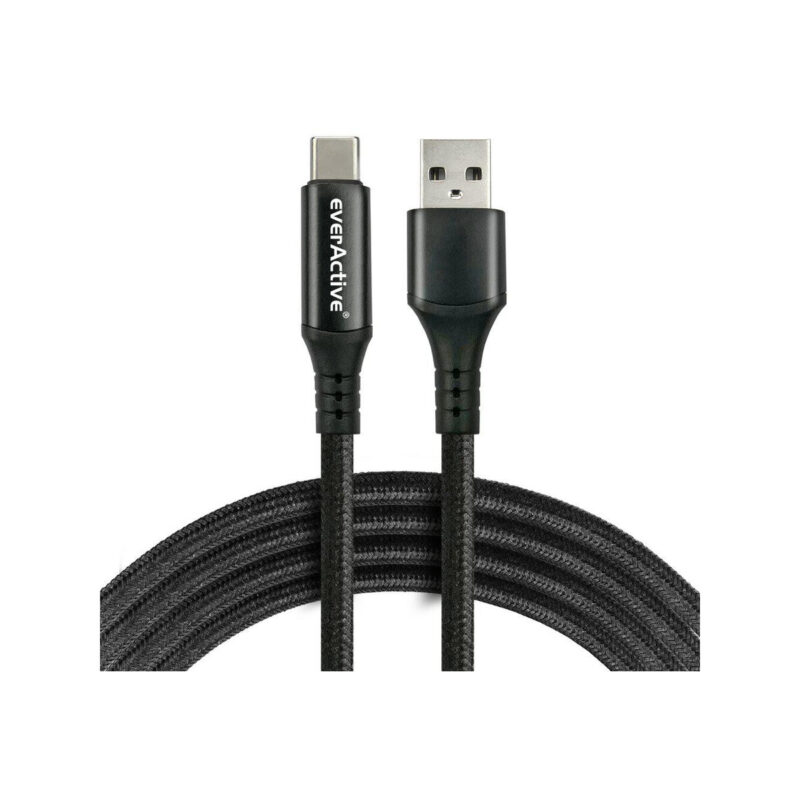 KABEL USB-A / USB-C LCD everActive CBB-2CBL 200cm 3A