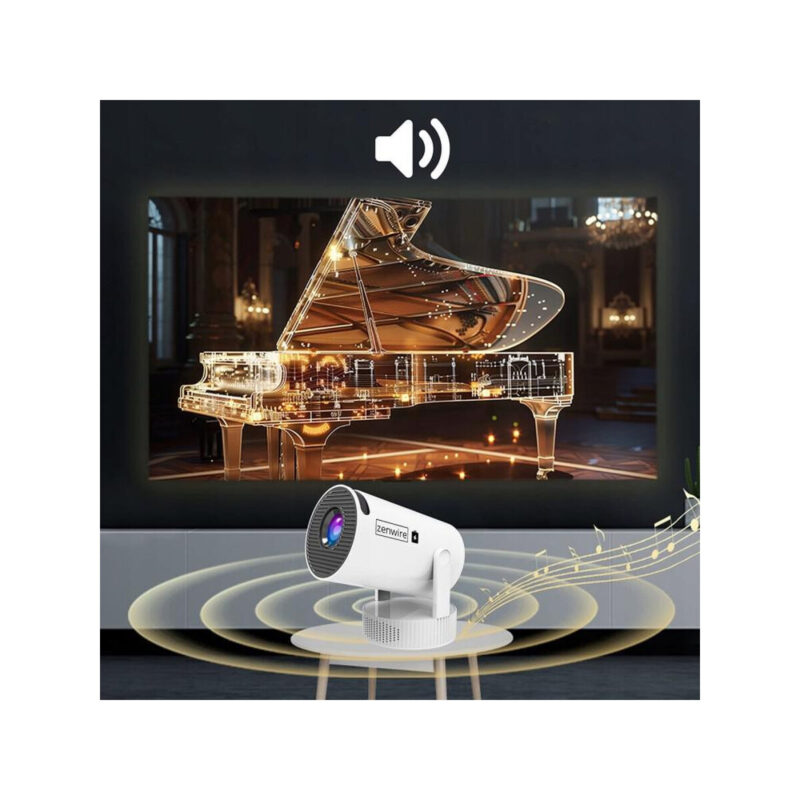 Mini Projektor Android Wifi Rzutnik Full HD Bluetooth z Baterią Zenwire K400