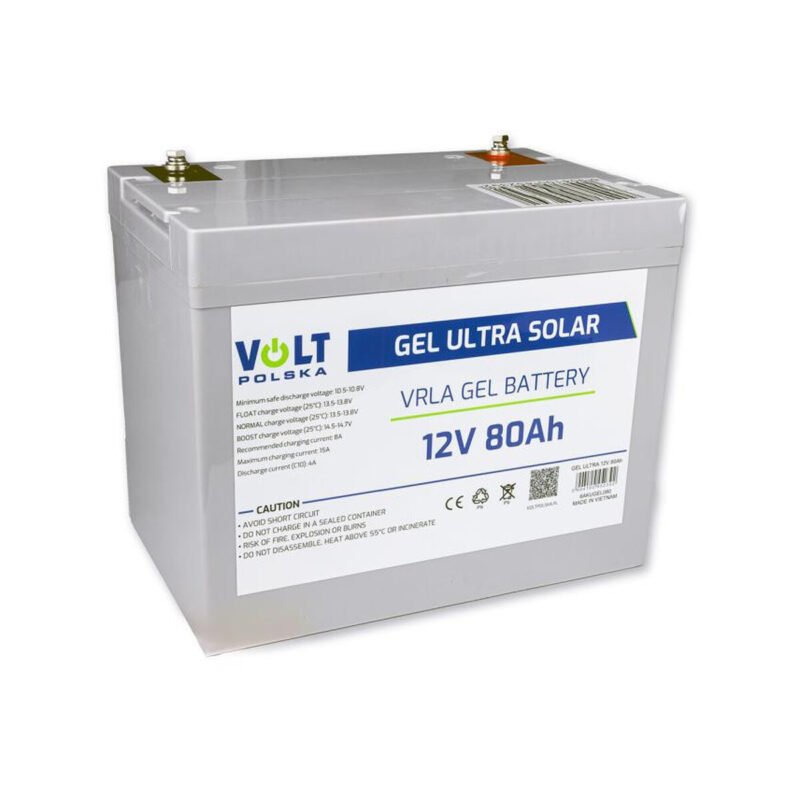 Akumulator Volt Polska Gel VPRO 12V 80Ah