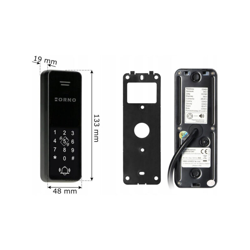 Zestaw domofon ORNO OR-DOM-BA-933/B