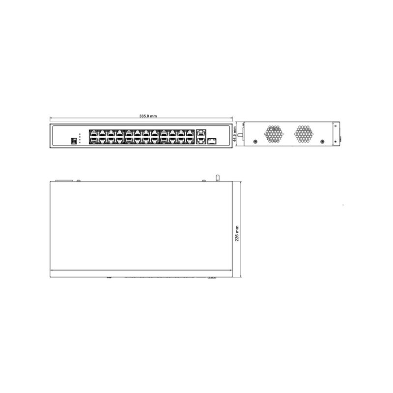 SWITCH HIKVISION DS-3E0326P-E/M