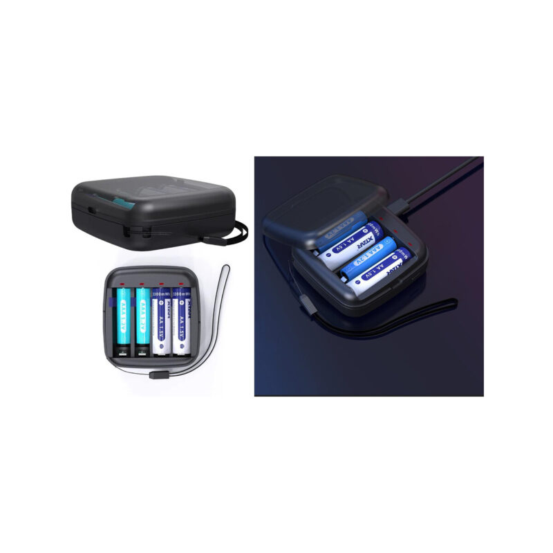 01a73c17e8a1ec6ff2ed74c3243b74d4_original Ładowarka do akumulatorów cylindrycznych Li-ion 1,5V / Ni-MH AA / AAA Xtar BC4