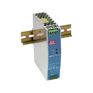 ZASILACZ IMPULSOWY NA SZYNĘ DIN MEAN WELL NDR-75-48 48V/75W/1.6A