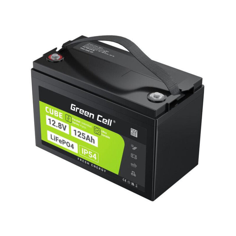 AKUMULATOR LITOWO-ŻELAZOWO-FOSFORANOWY LiFePO4 Green Cell Cube 12.8V 125Ah LFPGC12V125AH