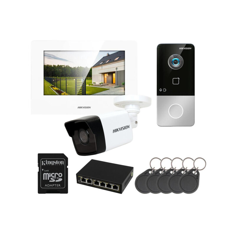 Zestaw wideodomofonowy Hikvision 1- rodzinny