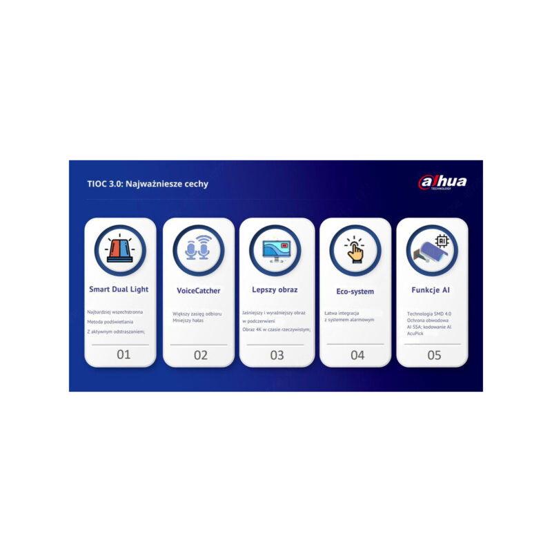 KAMERA IP TIOC 3.0 DAHUA IPC-HDW3849H-AS-PV-0280B-S5-BLACK