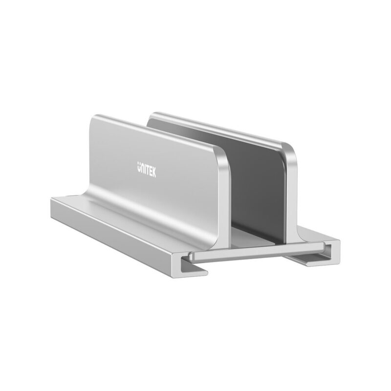 Unitek Stojak na laptopa, pionowy, aluminium