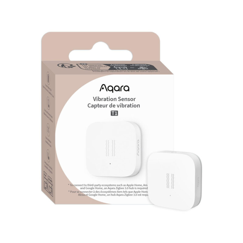 Aqara Vibration Sensor T1 | Czujnik wibracji | Biały VB-S01D