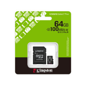 Karta pamięci microSD 64GB Kingston Canvas Select Plus microSDXC C10 UHS-1 64GB