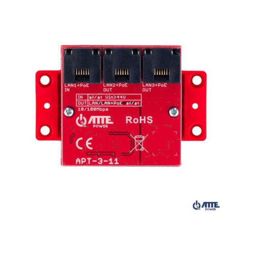 ATTE APT-3-11 Switch PoE 3 portowy 10/100Mbps, extender