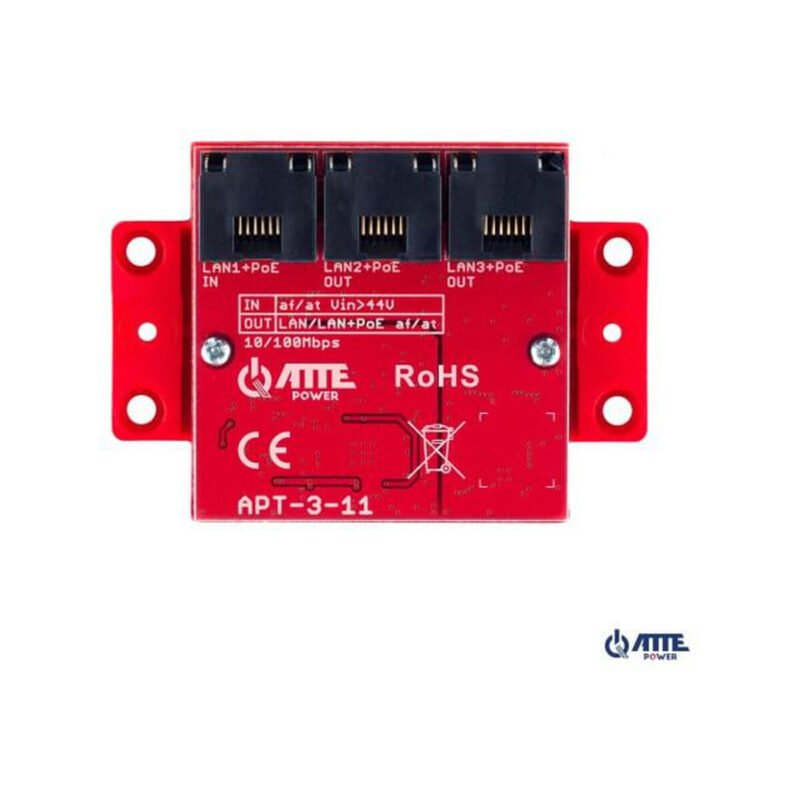 ATTE APT-3-11 Switch PoE 3 portowy 10/100Mbps, extender