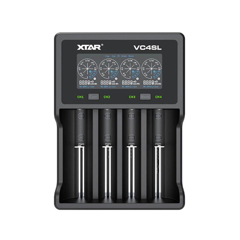 Ładowarka do akumulatorów cylindrycznych Li-ion / Ni-MH AA / AAA / 18650 Xtar VC4SL