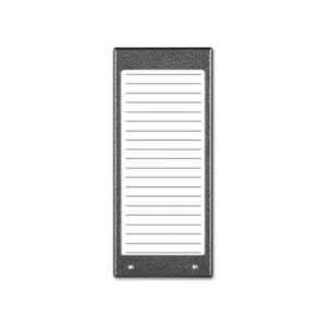 ACO CDN-17N ST (W) Podświetlany panel listy lokatorów (ok. 17 wpisów)