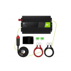 PRZETWORNICA NAPIĘCIA Green Cell 12V / 230V 500W/1000W MODYFIKOWANA SINUSOIDA