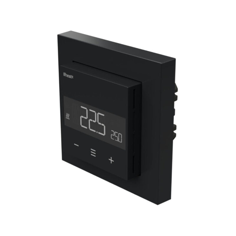 Termostat Heatit Z-TRM6 Black Matt Z-Wave Thermostat 3600W 16A 868,4 Mhz