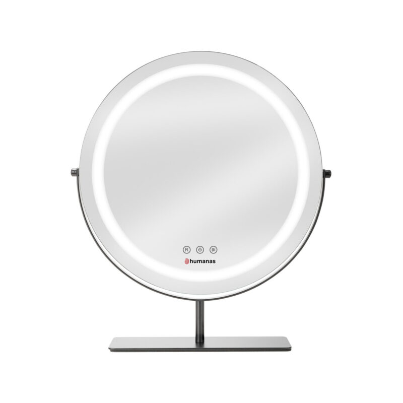 05a5d0e136d71064b83007d469861ed6_original Lustro do makijażu Humanas HS-HM Scarlet z oświetleniem LED - czarny