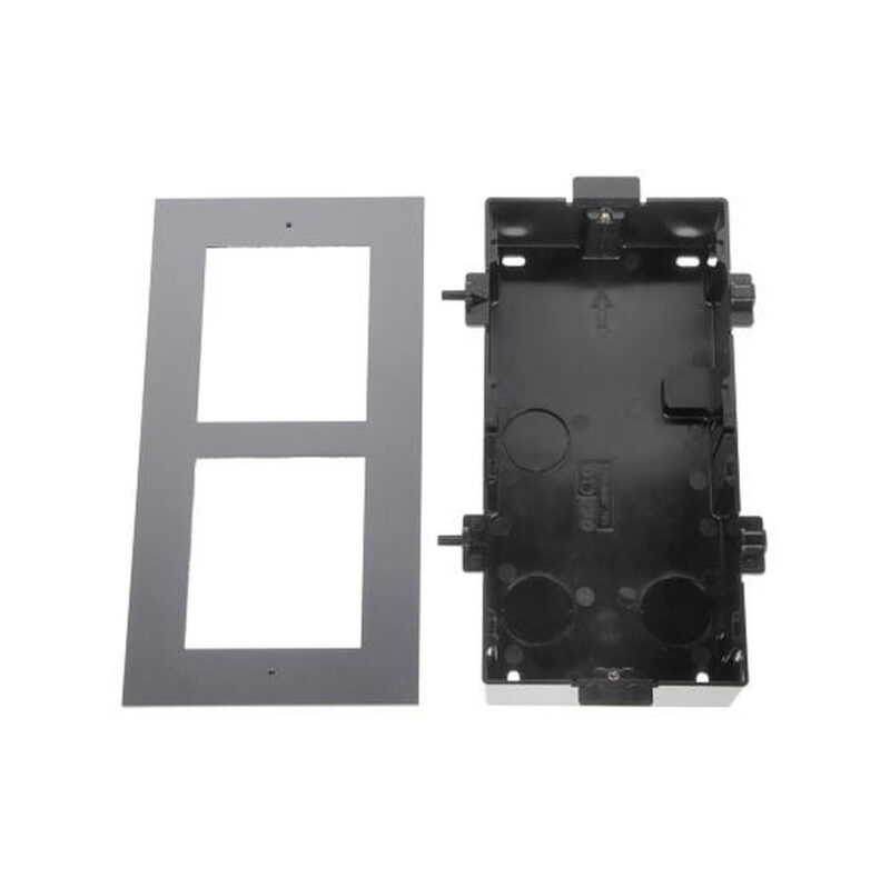 Ramka z puszką do montażu podtynkowego 2-modułowa HIKVISION DS-KD-ACF2/Plastic