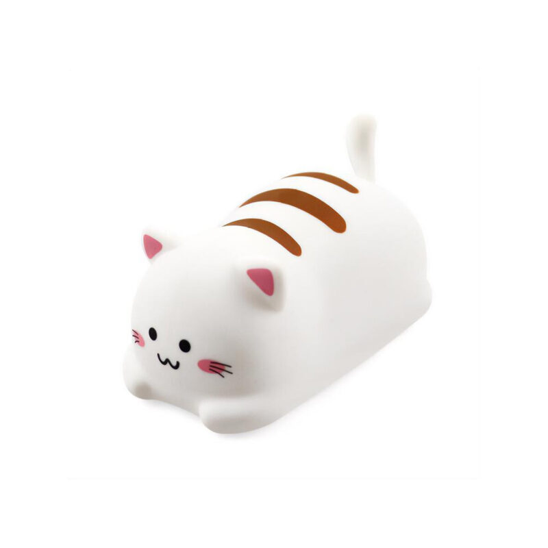 Silikonowa, multikolorowa lampka nocna dla dzieci POKKY (Happy Kitty) MT226
