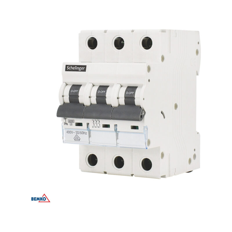 Wyłącznik nadprądowy 6KA 3P C 32A VDE SCHELINGER