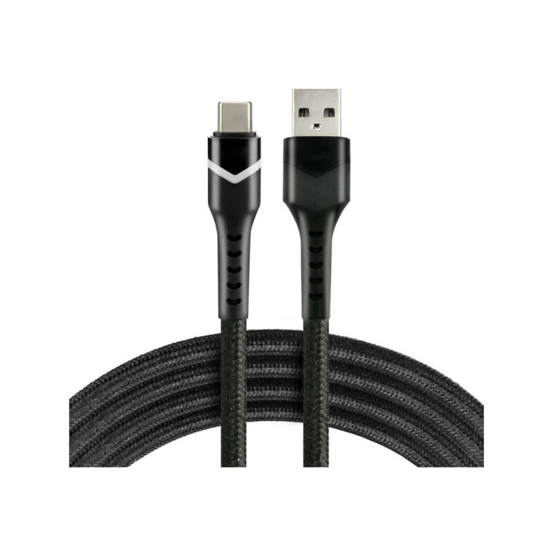 KABEL USB-A / USB-C RGB LED everActive CBB-1CBR 100cm 3A