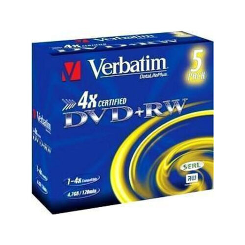 Płyty DVD+RW Verbatim Rewritable (5szt)