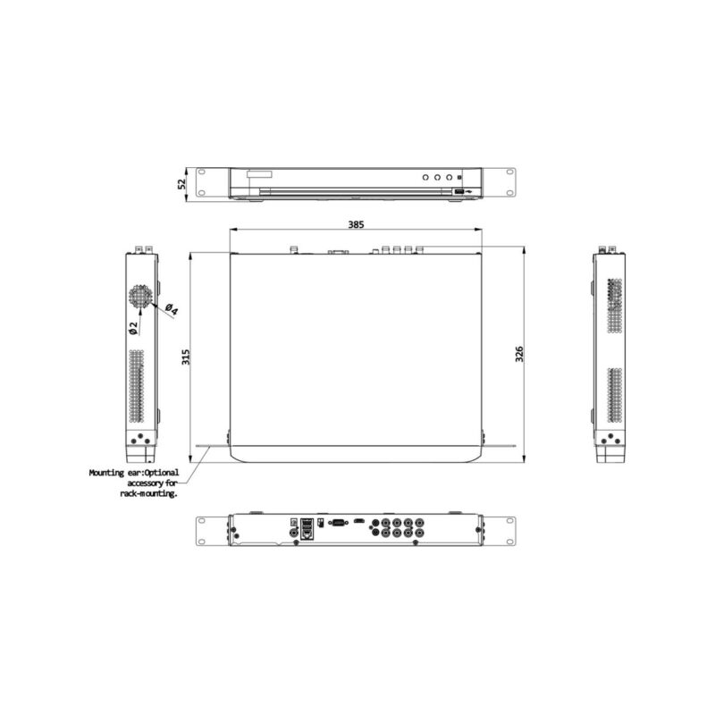 Rejestrator 5w1 Hikvision iDS-7208HUHI-M2/XT/4A+8/4ALM