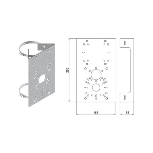UCHWYT SŁUPOWY ATS US H-D-BOX