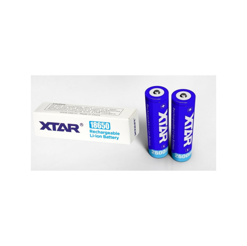 Akumulator 18650 Li-Ion 3,7V Xtar 2600mAh (1 szt.) z zabezpieczeniem
