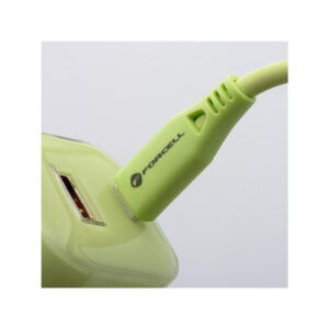 0786a6a3d25a193f9b87f21d4e488afe_original ŁADOWARKA SIECIOWA Forcell F-Energy GaN III VT-41 33 W 1x USB-C 1x USB-A PD 3.0 QC 4.0 ZIELONA