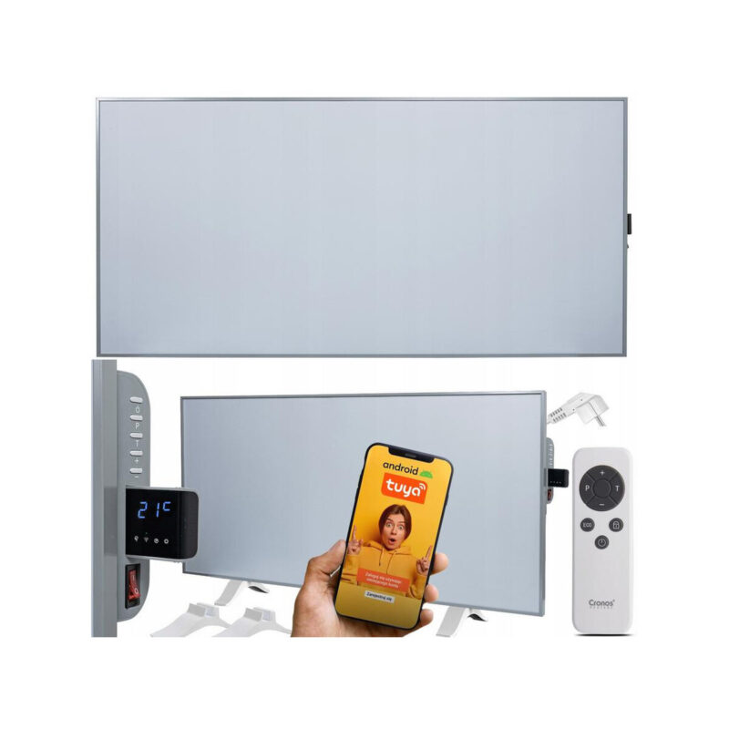 Panel grzewczy IR CRONOS Synthelith PRO CRP-770TWP Full Grey