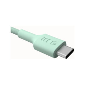 KABEL USB-C / USB-C Greencell PowerStream 30cm PD 100W zielony w oplocie