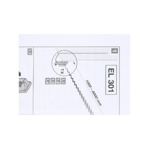 Zestaw SK Lineamatic, Portronic D 5000 (fotokomórki EL-301 + lampa LED SLK 24V + śrubki)