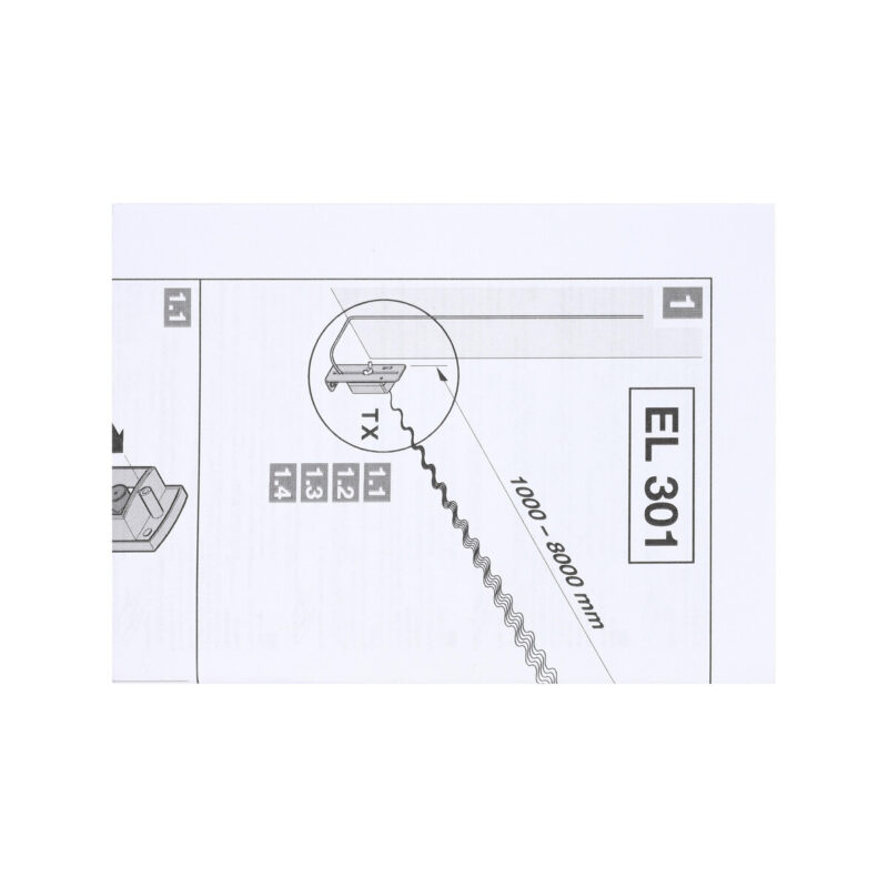 Zestaw SK Lineamatic, Portronic D 5000 (fotokomórki EL-301 + lampa LED SLK 24V + śrubki)