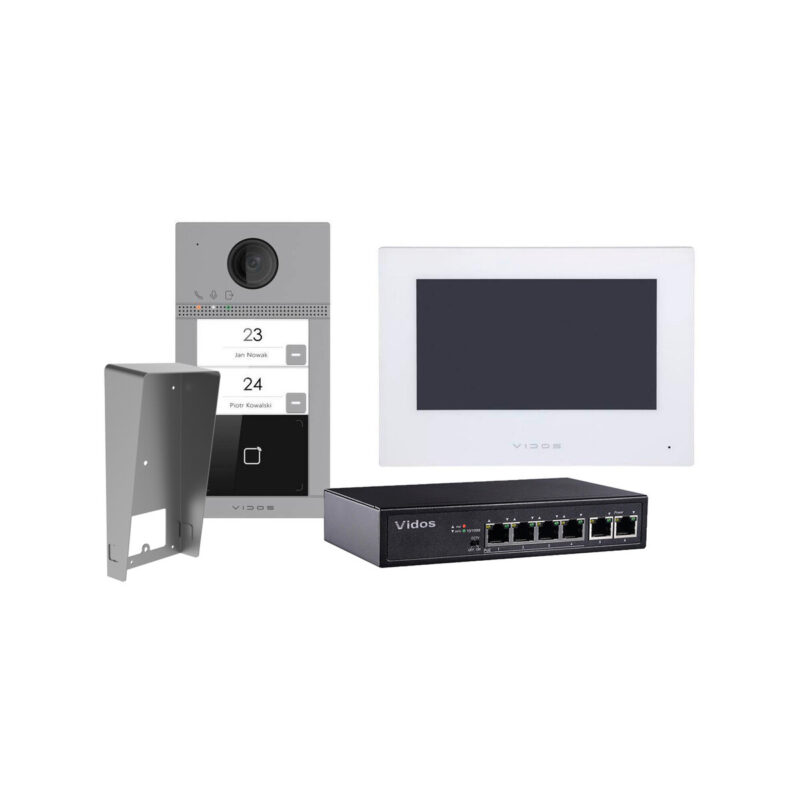 WIDEODOMOFON IP VIDOS ONE 2xM2010W/S2402