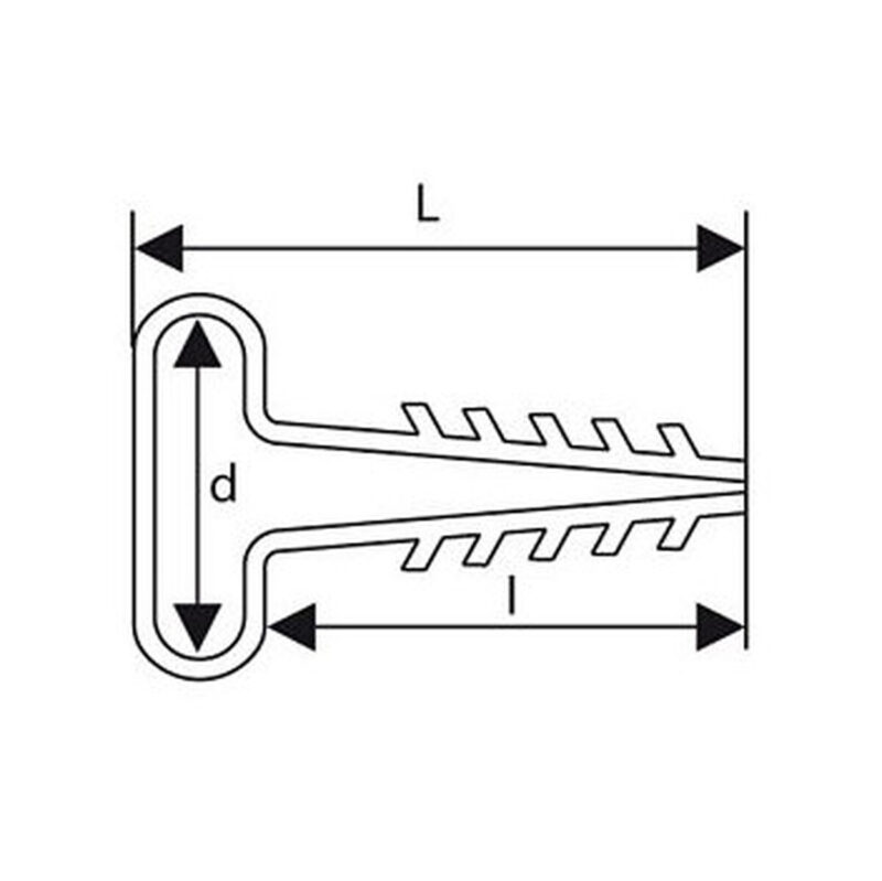 UCHWYT WBIJANY DO PRZEWODÓW PŁASKICH UWP-2 (100szt.)