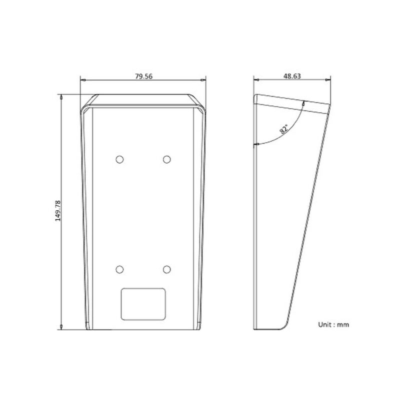 07ff385b024fe24df6b328eaa3c25c24_original Daszek do stacji bramowej DS-KABV6113-RS Hikvision