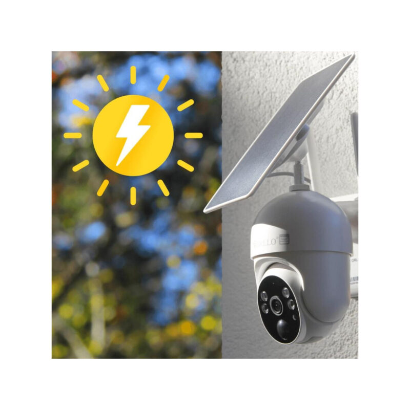 Kamera IP bezprzewodowa 4G LTE obrotowa z panelem solarnym Orllo TZ1 PRO