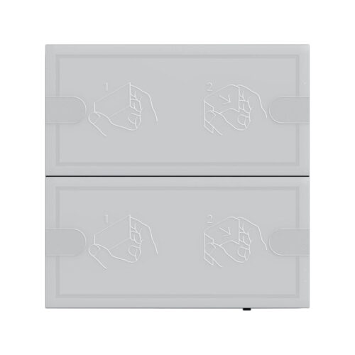 GIRA czujnik przyciskowy 4 Komfort 2x KNX TS4 antracytowy 5002028