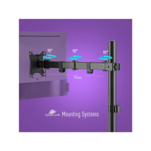 Uchwyt biurkowy przegubowy na 1 monitor Spacetronik SPA-112