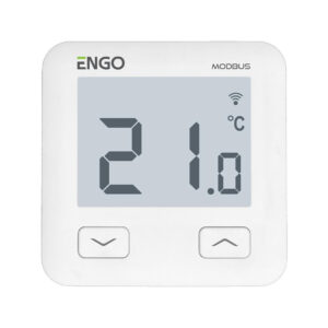 ENGO Controls E10-MBUSW - Regulator temperatury, MODBUS, 230V, Internetowy, podtynkowy, Wi-Fi