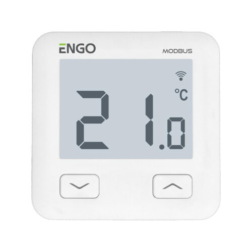 ENGO Controls E10-MBUSW - Regulator temperatury, MODBUS, 230V, Internetowy, podtynkowy, Wi-Fi