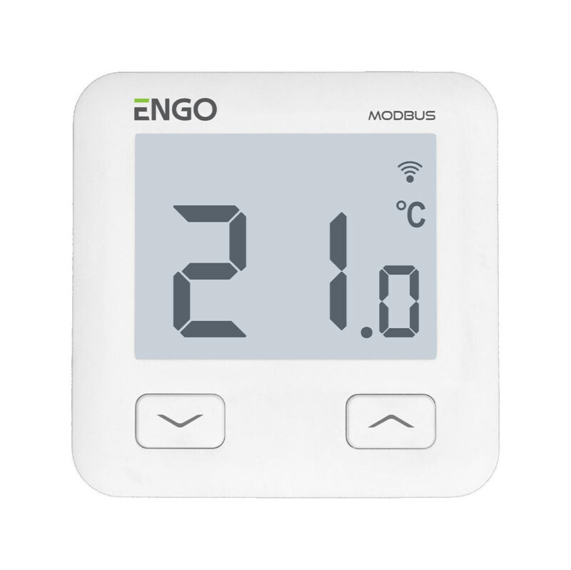 ENGO Controls E10-MBUSW - Regulator temperatury, MODBUS, 230V, Internetowy, podtynkowy, Wi-Fi