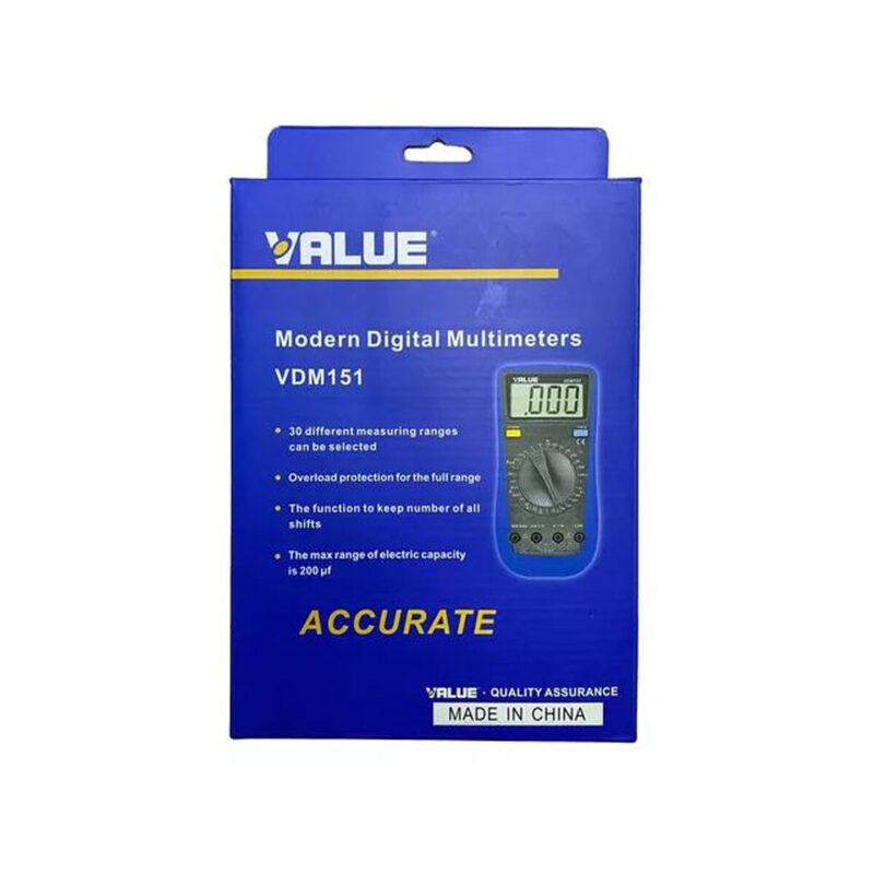 MULTIMETR CYFROWY VALUE VDM-151
