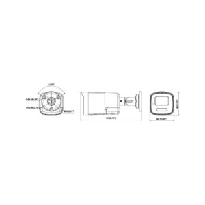 Kamera IP Hikvision DS-2CD1T47G3-LIUF/SL(2.8mm)