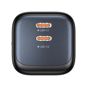 Ładowarka sieciowa Unitek GaN 45W, 2xUSB-C, PD 3.0, QC, czarna